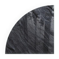 GLASPLATTE für Kamin 100x100 cm - Schwarz, Glas (100/100/0.4cm) - TULUP
