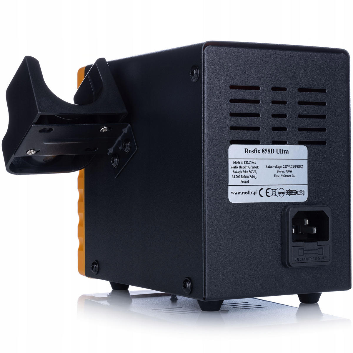 LÖTKOLBEN 858D Ultra Set - 700 W, 100-500 °C, 120 l/min, 50x Lötzinn 200 mm, 3 Düsen, 230 V - Multicolor, Kunststoff/Metall (10/10/10cm)