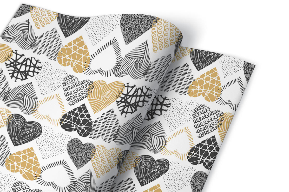 MÖBELAUFKLEBER 100x50 cm Cartoon-Herzen - Multicolor, Kunststoff (100/50/50cm) - TULUP