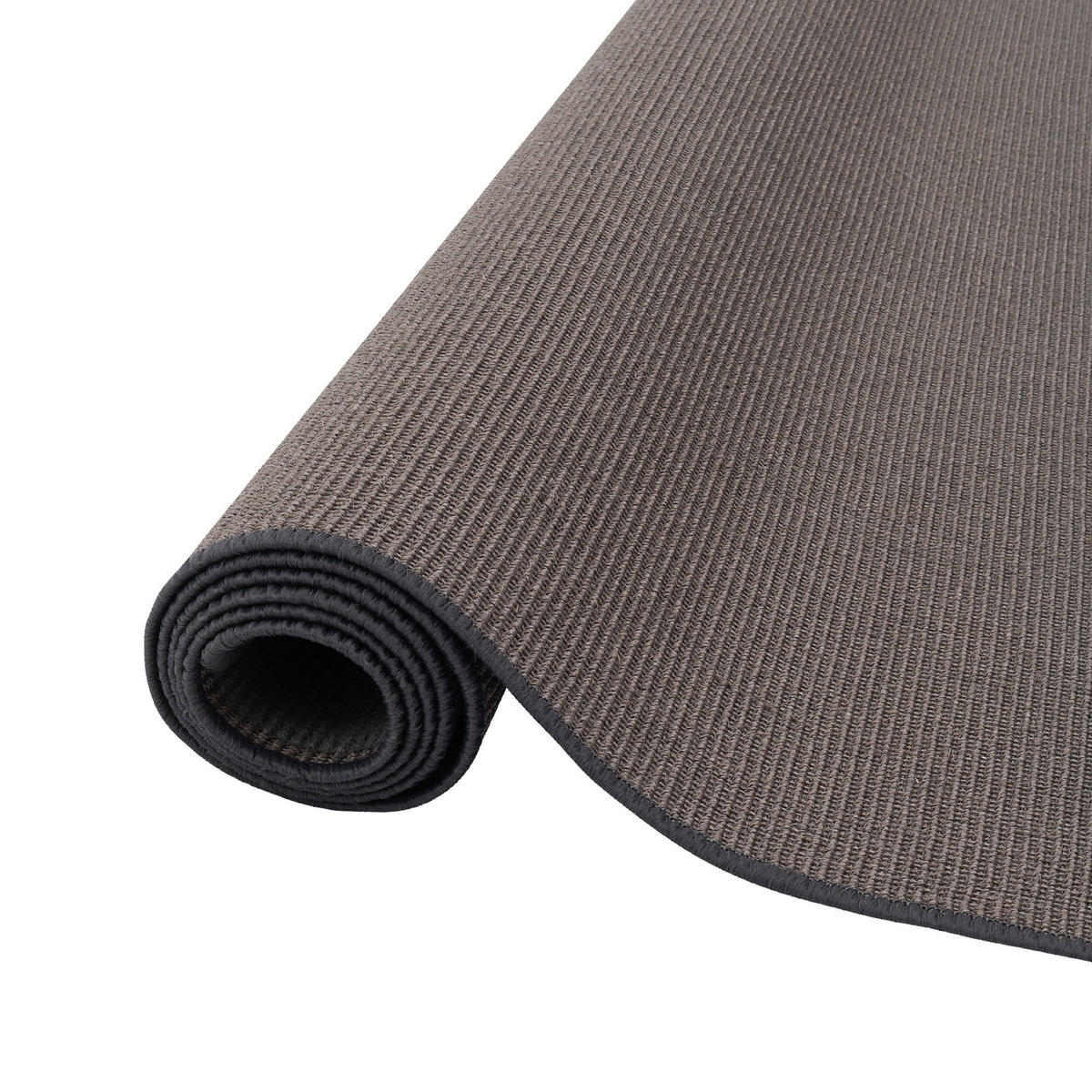SISAL NATUR TEPPICH KLASSISCH - Anthrazit, Textil (80/400cm) - Snapstyle