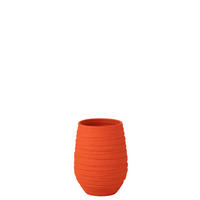 BLUMENTOPF FIESTA - Töpferei - Orange - M - Ø 19 cm - Orange, Keramik (19/30cm) - J-Line