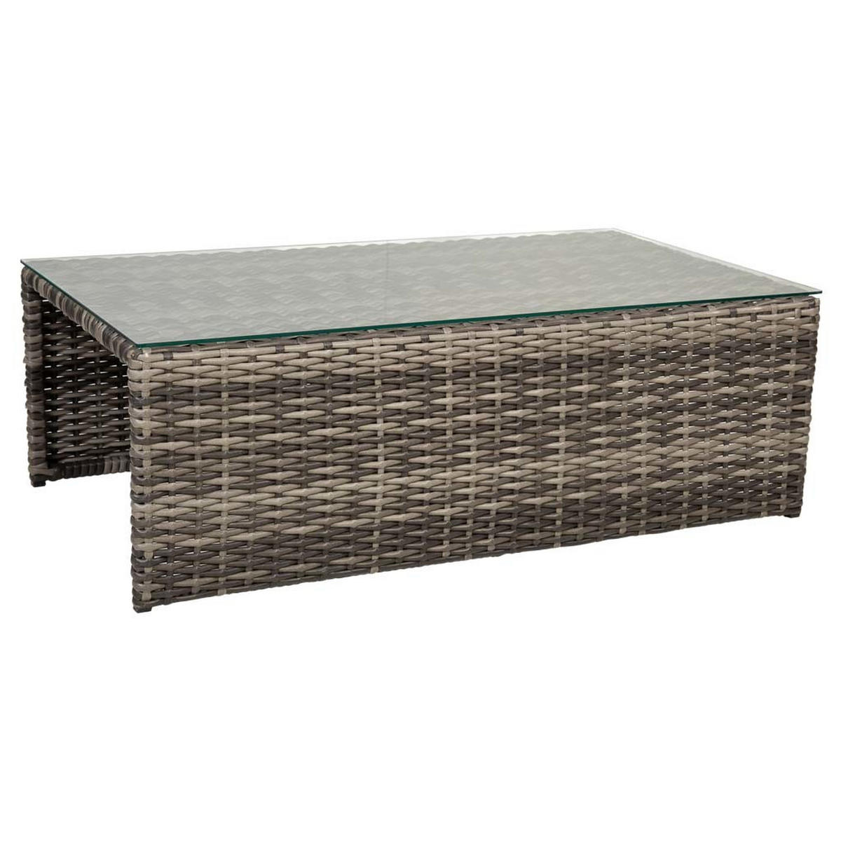 GARTENLOUNGE aus Rattan - Grau, Naturmaterialien - Wanderlust