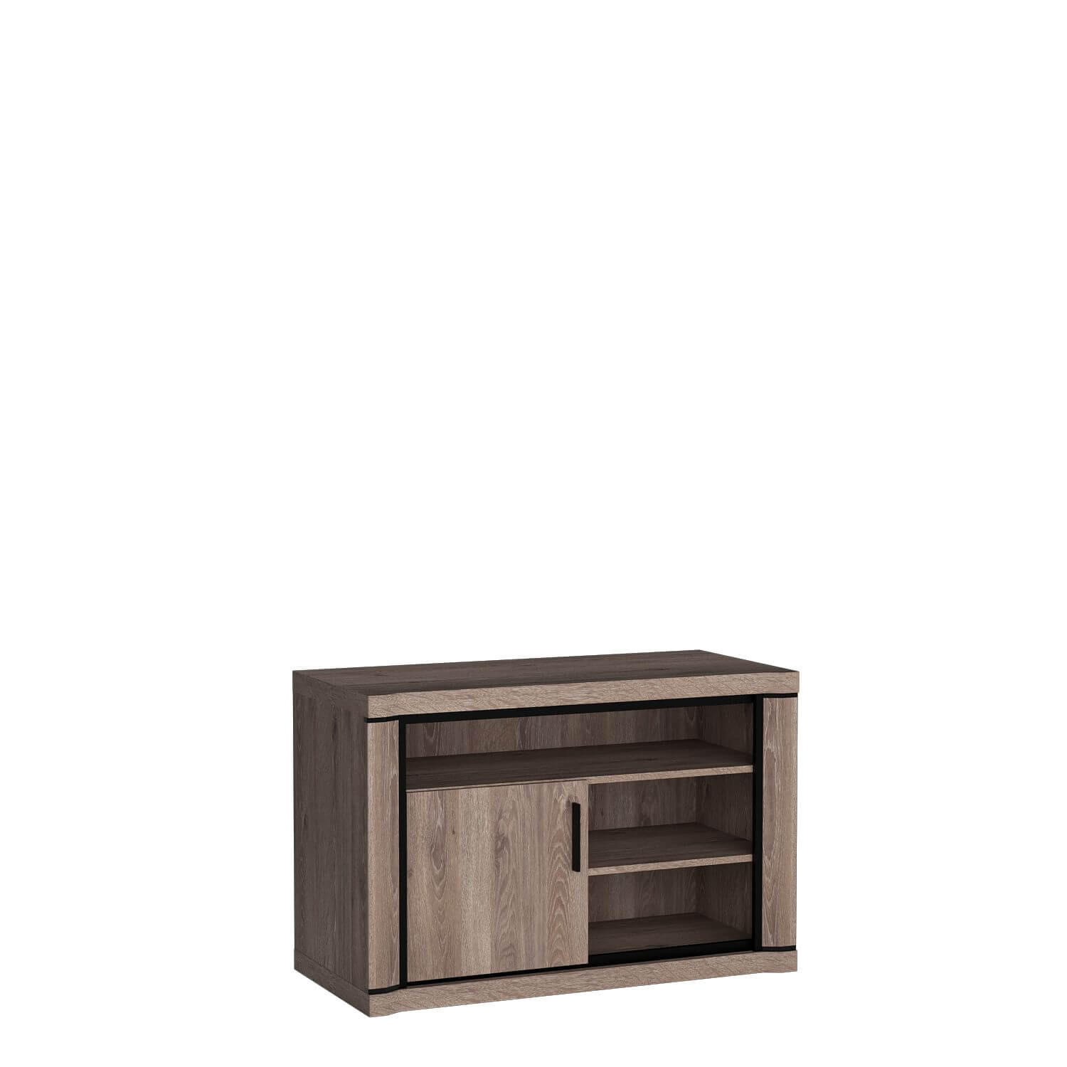 TV-LOWBOARD Dallas D-11 Trüffeleiche - Trüffeleichefarben, Holzwerkstoff (107/72/50cm)