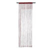 FADENGARDINE Shanghai HxB 250x145 cm Bordeaux Lurex - Bordeaux, Textil (145/250cm) - Gardinenbox