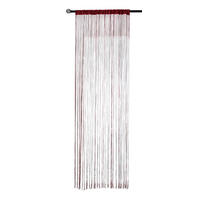 FADENGARDINE Shanghai HxB 250x145 cm Bordeaux Lurex - Bordeaux, Textil (145/250cm) - Gardinenbox