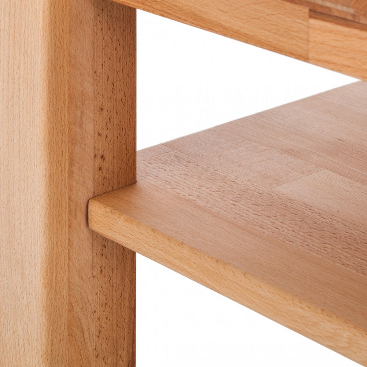 COUCHTISCH - Massivholz - Kernbuche, Holz (70/70/38cm) - home24