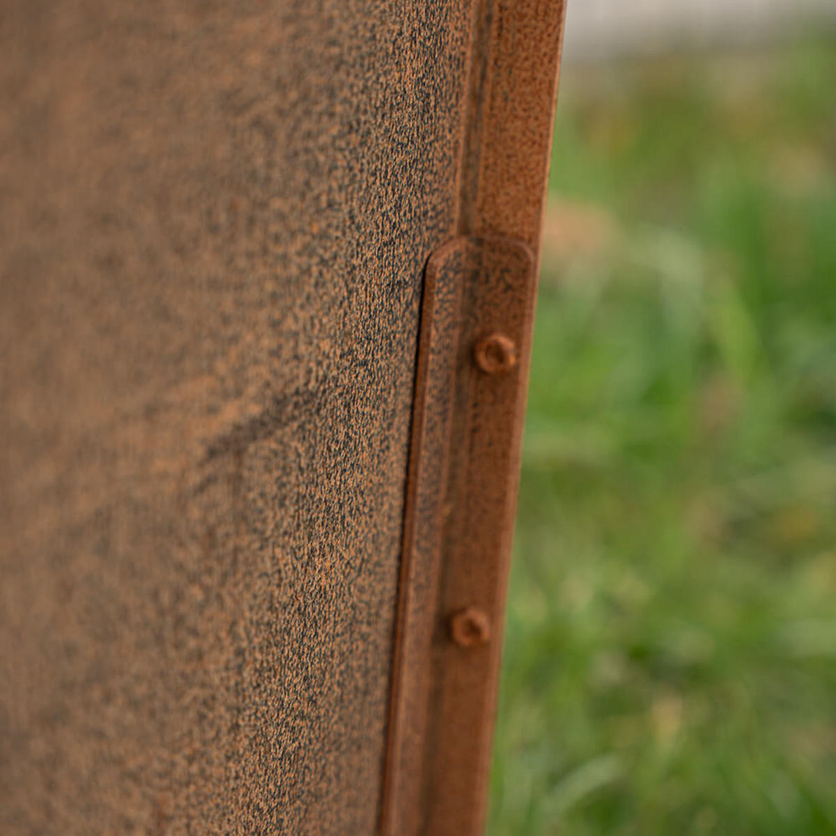 SICHTSCHUTZ AURA - 148 x 50 - Braun, Metall (50/148cm) - Home Deluxe