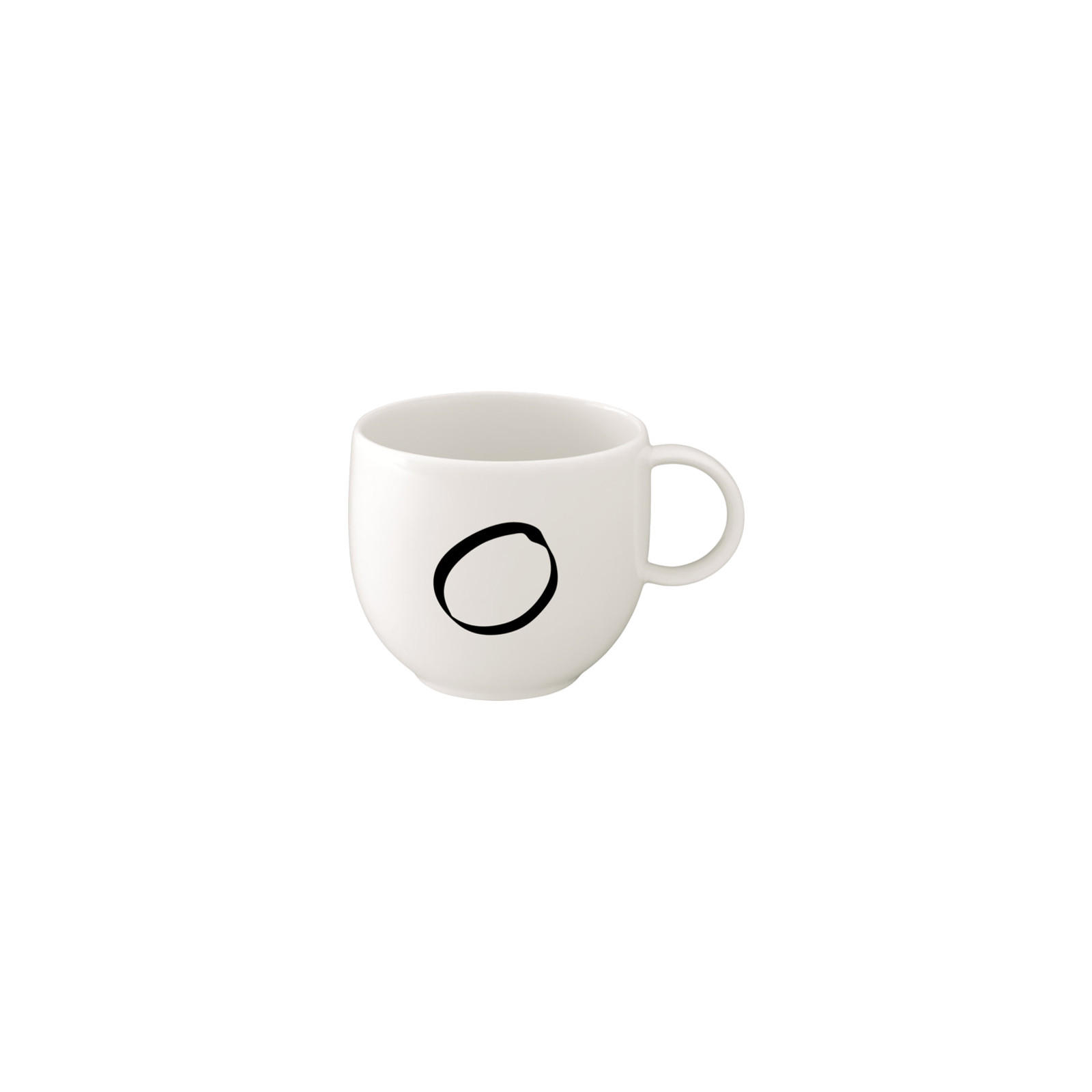 KAFFEEBECHER Letters weiß 330 ml - Weiß, Keramik (0.33L) - Villeroy & Boch