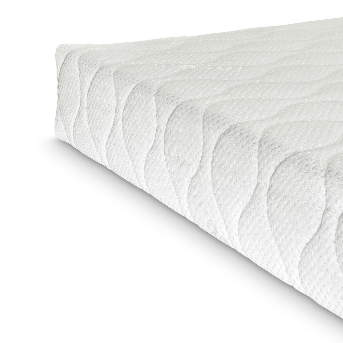 KALTSCHAUMMATRATZE - Weiß, Textil (120/200cm) - [neu.haus]