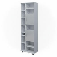 BADSCHRANK Ilias Weiß Hochglanz 60 x 190 cm - Weiß Hochglanz, Holzwerkstoff (60/190/30cm) - Vicco