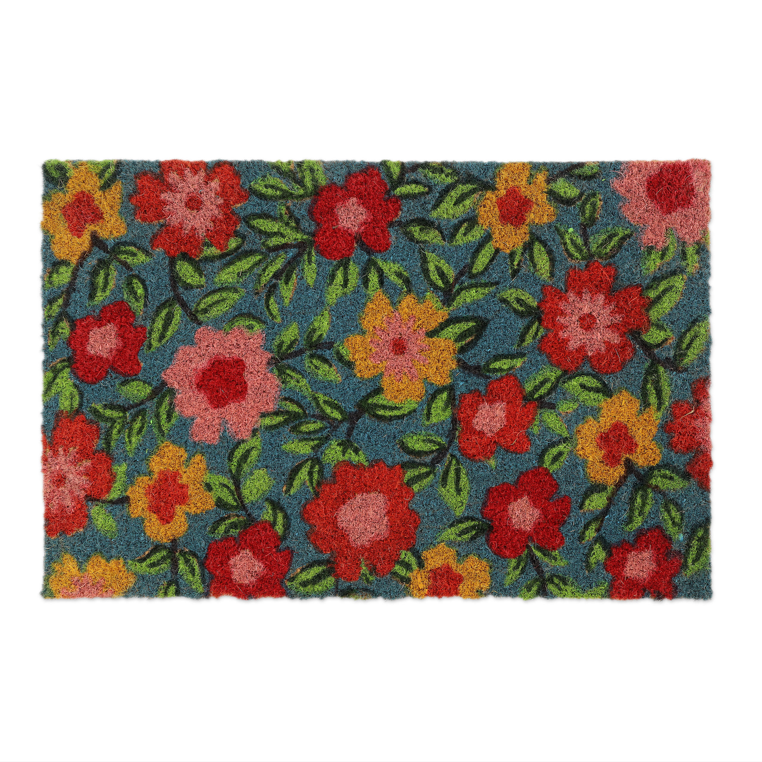 FUSSMATTE - Multicolor, Kunststoff/Textil (50/40cm) - Relaxdays