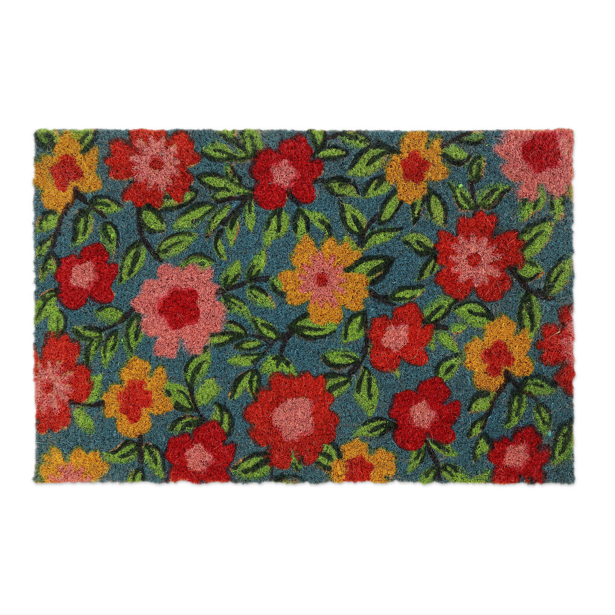FUSSMATTE - Multicolor, Kunststoff/Textil (50/40cm) - Relaxdays