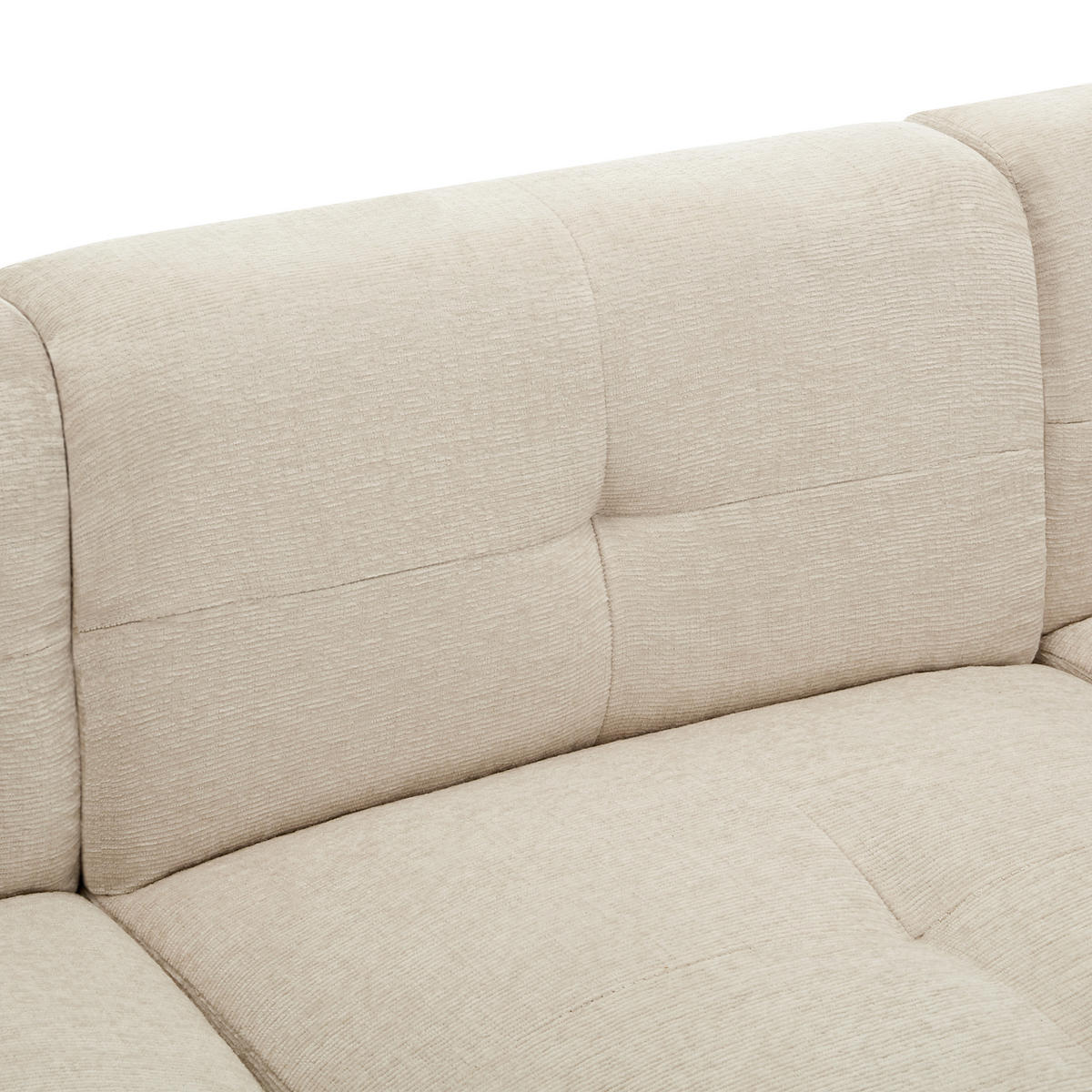 ECKSOFA 204/126/69 cm Beige - Beige, Textil (126/204cm)