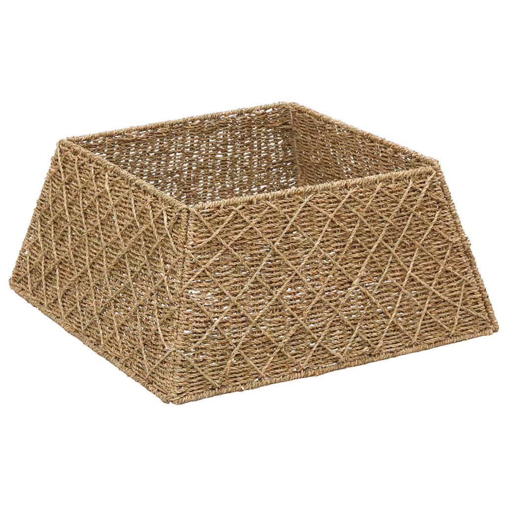 vidaXL Weihnachtsbaumkragen Braun 50x25x50 cm