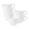 KAFFEETASSEN Beat Color Glaze Weiß 0,26 l 6er Set - Weiß, Keramik (0.26L) - Seltmann Weiden