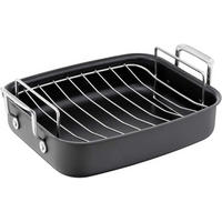 BRÄTER mit Gestell H9029582 Jamie Oliver Schwarz - Schwarz, Metall (26/32/9cm) - Tefal
