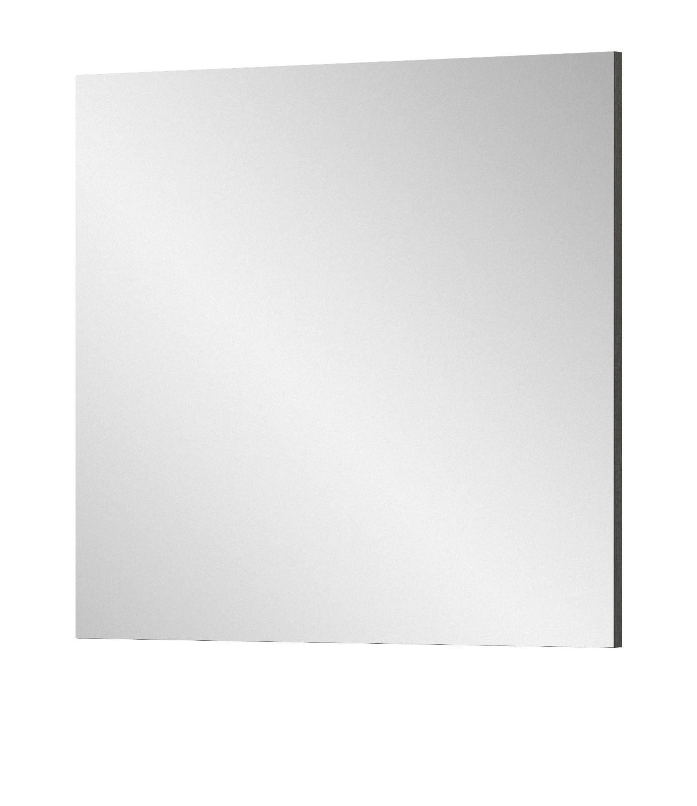 GARDEROBENSPIEGEL grau 80 cm, Wandspiegel rahmenlos, eckig - Grau, Glas/Holzwerkstoff (80/70/2cm) - Inn.Furn