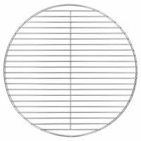 GRILLROST Silber 43/43 Cm Edelstahl - Silberfarben, Metall (43/43cm) - vidaXL