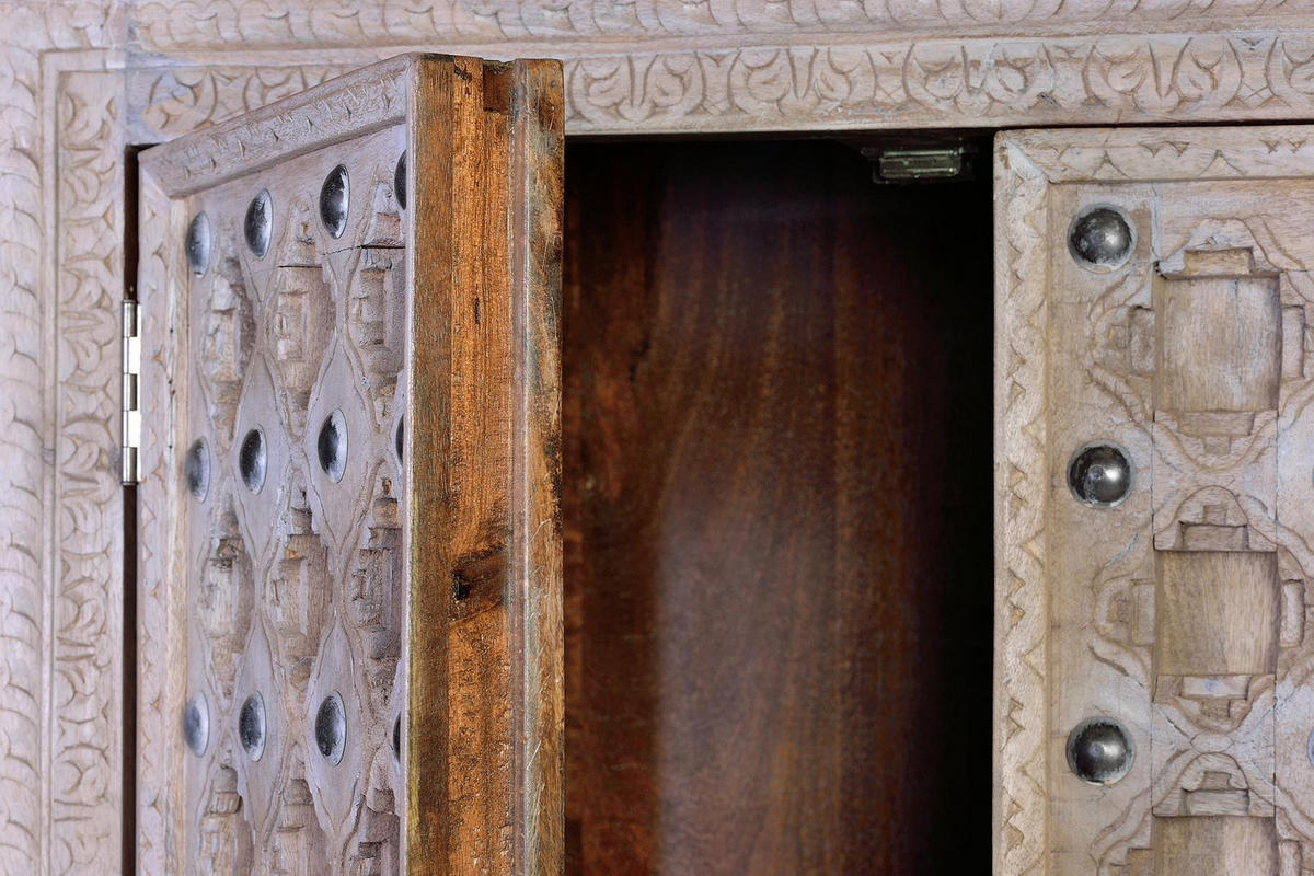 HIGHBOARD aus Mangoholz - Braun, Holz (50/190/97cm) - Giner y Colomer