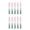 STABKERZE (10er Set) Dip-Dye - Rosa, Naturmaterialien (2/20/2cm) - Butlers