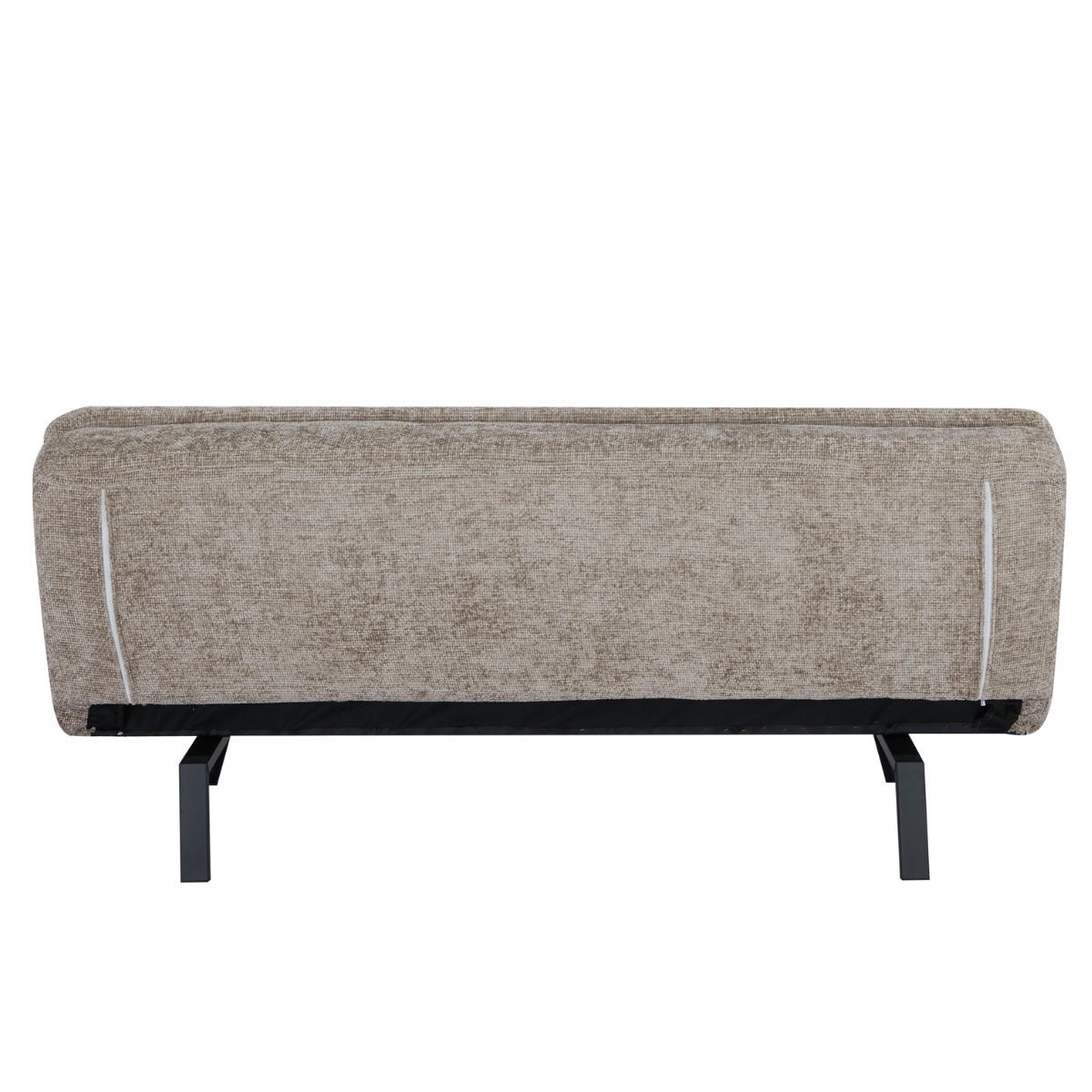 SCHLASOFA 3-Stizer aus Stoff 179x87x80cm, taupe - Taupe, Textil (87/80/179cm) - Giga Meubel
