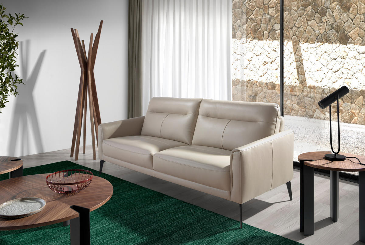 COUCHTISCH Furnier Walnuss und Schwarz Ø90 / 36 cm - Nussbaumfarben/Schwarz, Holz (90/90/36cm) - ANGEL CERDA
