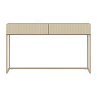 KONSOLENSCHREIBTISCH - 130 cm x 60 cm - holz - beige Caldrin - Beige, Holz (130/75/60cm) - Vente-Unique