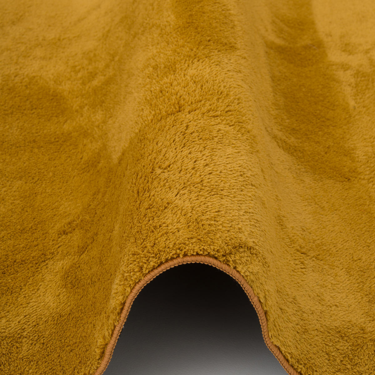 FELLTEPPICH SUPER SOFT PEARL - Currygelb, Textil (140/200cm) - Pergamon