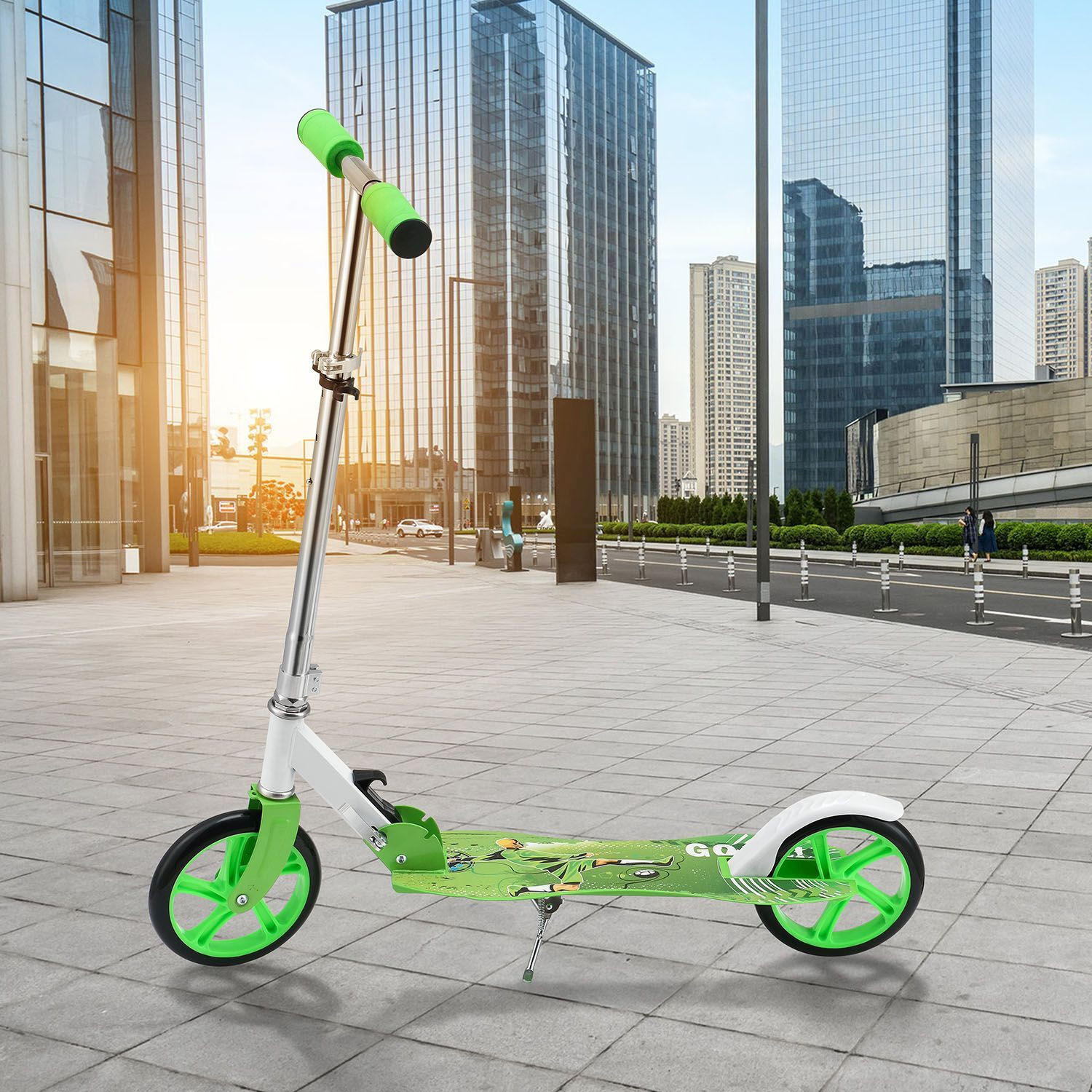 CITYROLLER Soccer grün - Grün, Metall (88/27/106cm) - Artsport