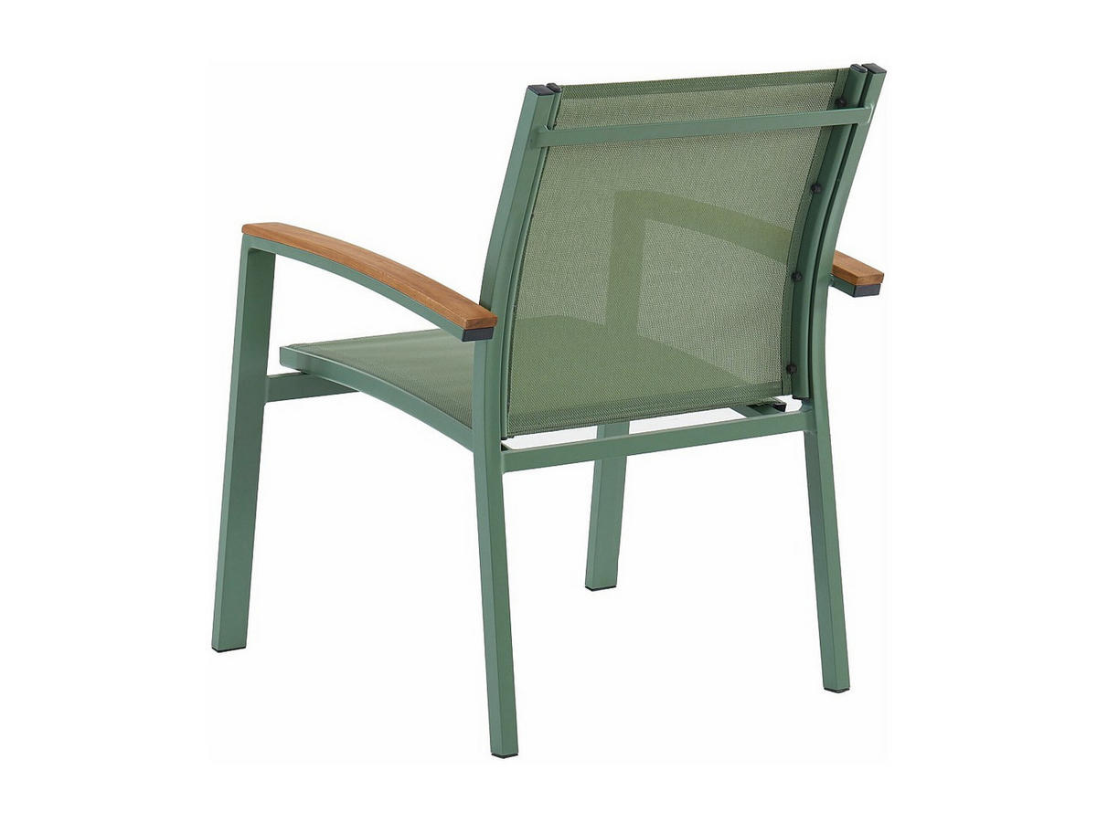 GARTENSTUHL - 2 -Sitzer - Aluminium - mandelgrün - TAIPIVAI - Grün, Metall (55/89/61cm) - Vente-Unique