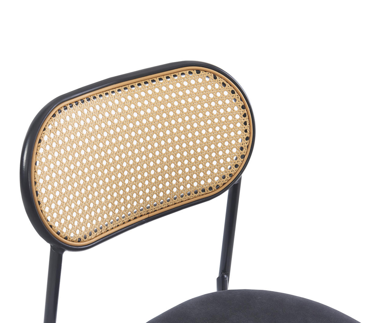 STUHL 2er-Set Kunstleder Schwarz - Schwarz, Textil (49/81/50cm) - Nordlys