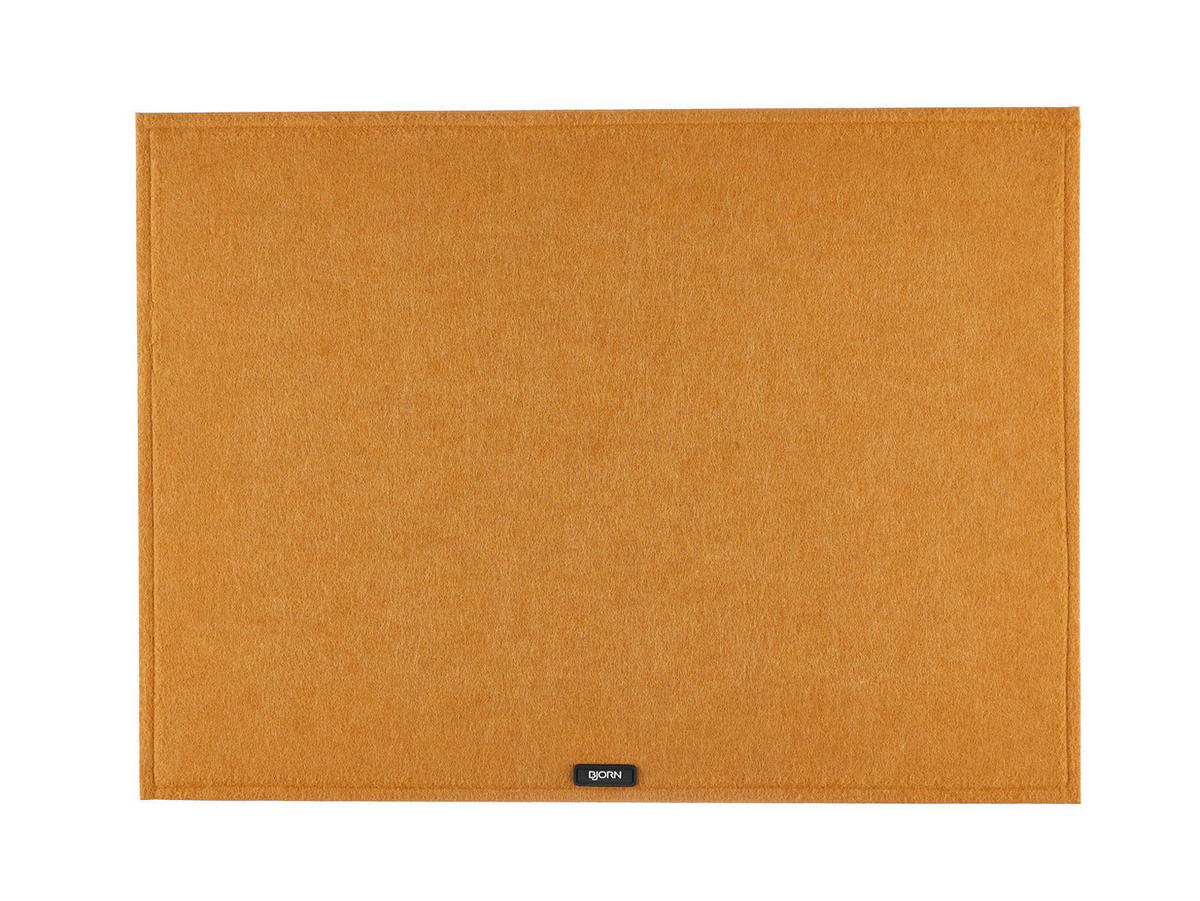 TISCHSET - 6er-Set - Recycelter Filz in Braun - Braun, Textil (33/45cm) - Björn