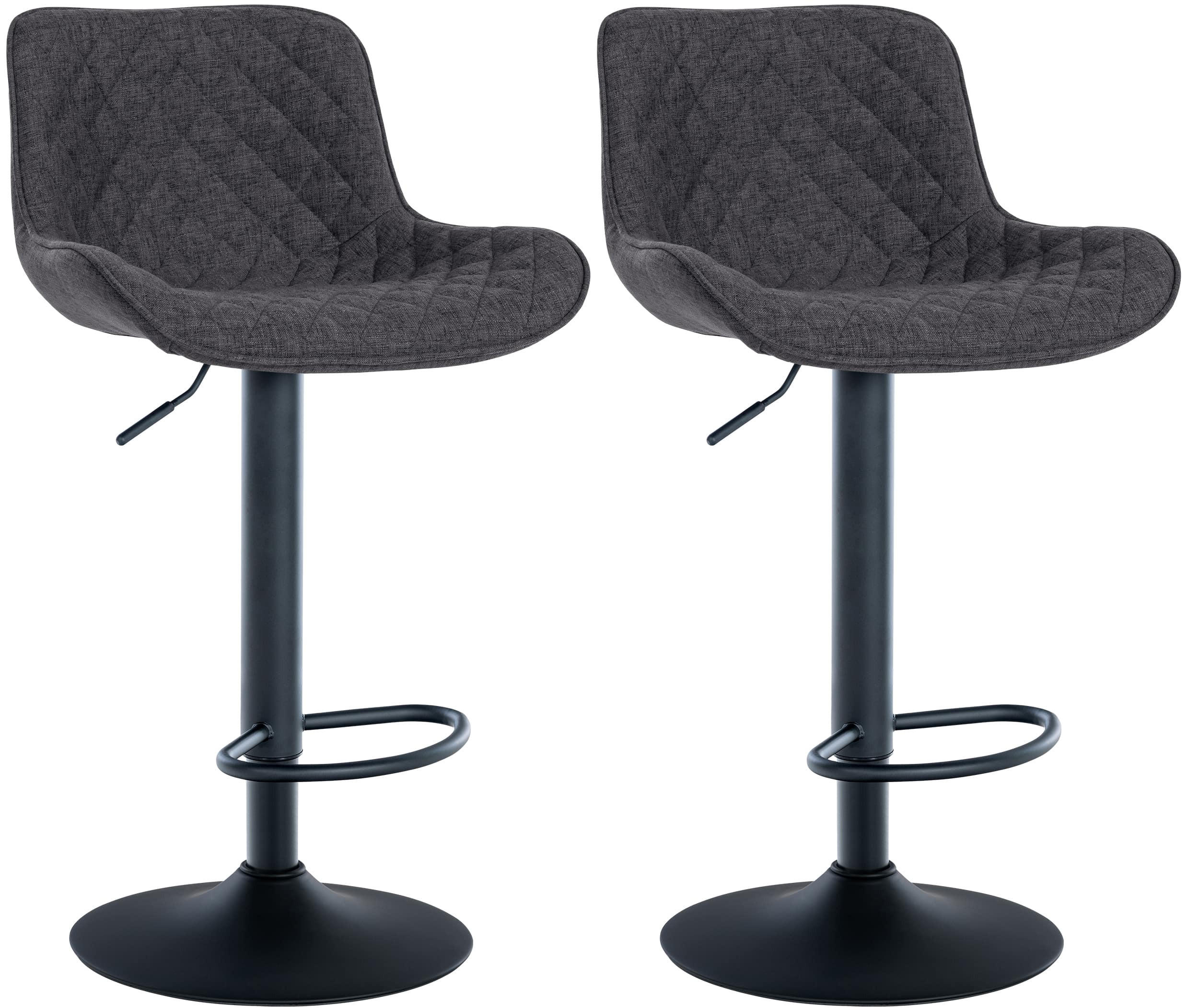 Deluke Barhocker Schwarz 48x81x54 cm