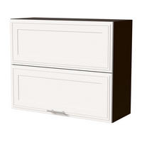 KLAPPHÄNGESCHRANK Salo W8B/90-AV Lava / Weiß Matt 90 / 32,5 / 72cm - Dunkelgrau/Weiß, Holz/Holzwerkstoff (90/72/32.5cm) - Feldmann-Wohnen