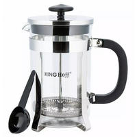 TEEKANNE Silber 41/14/18 cm KH4837 - Silberfarben, Metall (0.6L) - Kinghoff 