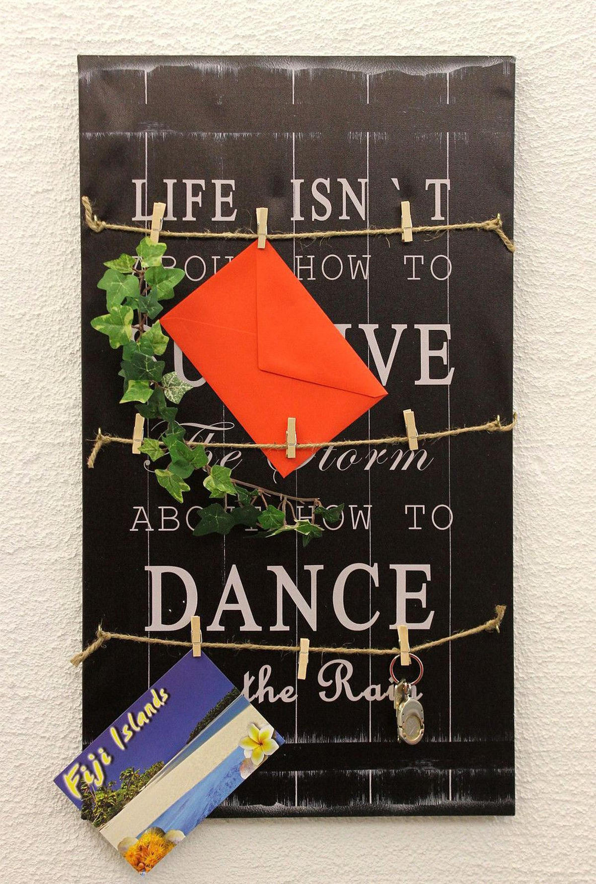 MEMOBOARD Schwarz 39/1,5/68 cm - Schwarz, Holz (39/68/1.5cm)