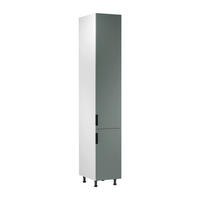 HOCHSCHRANK D40SPWN P/L – Sorento Weiß Grün – Grün / Weiß - Weiß/Grün, Holzwerkstoff (40/247/58cm) - ROYAL24_MARKT