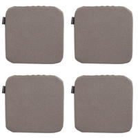 SITZKISSEN Manchester 40/40 cm 4er-Set - Taupe, Textil (40/2/40cm) - Madison