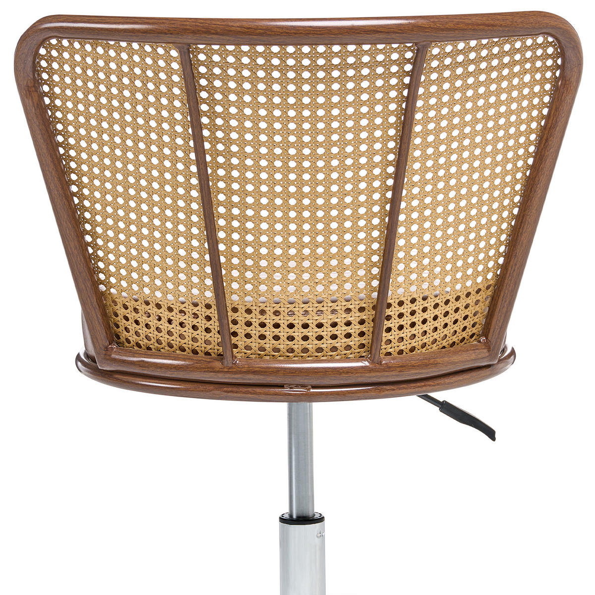 SCHREIBTISCHSTUHL Kunstleder Braun Roswell - Braun, Kunststoff (54/70/50cm) - Beliani