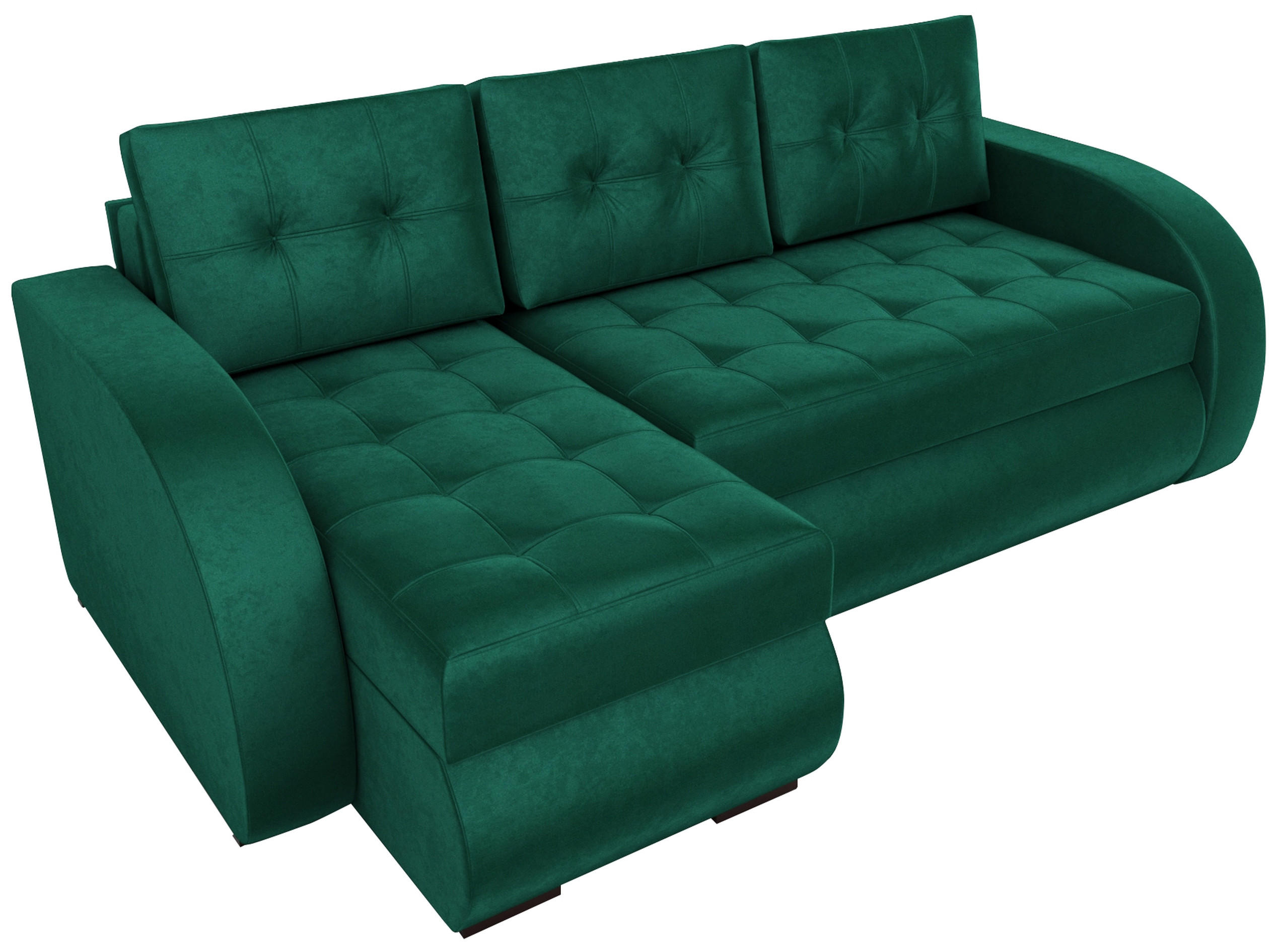 Bromarkt Ecksofa Grün 238x141 cm