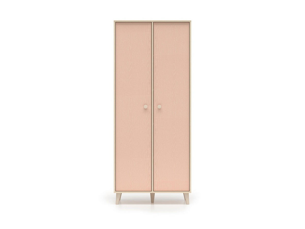KLEIDERSCHRANK – 80 cm – Mevel – Grau - Grau, Holzwerkstoff (80/190/51cm) - hi-markt