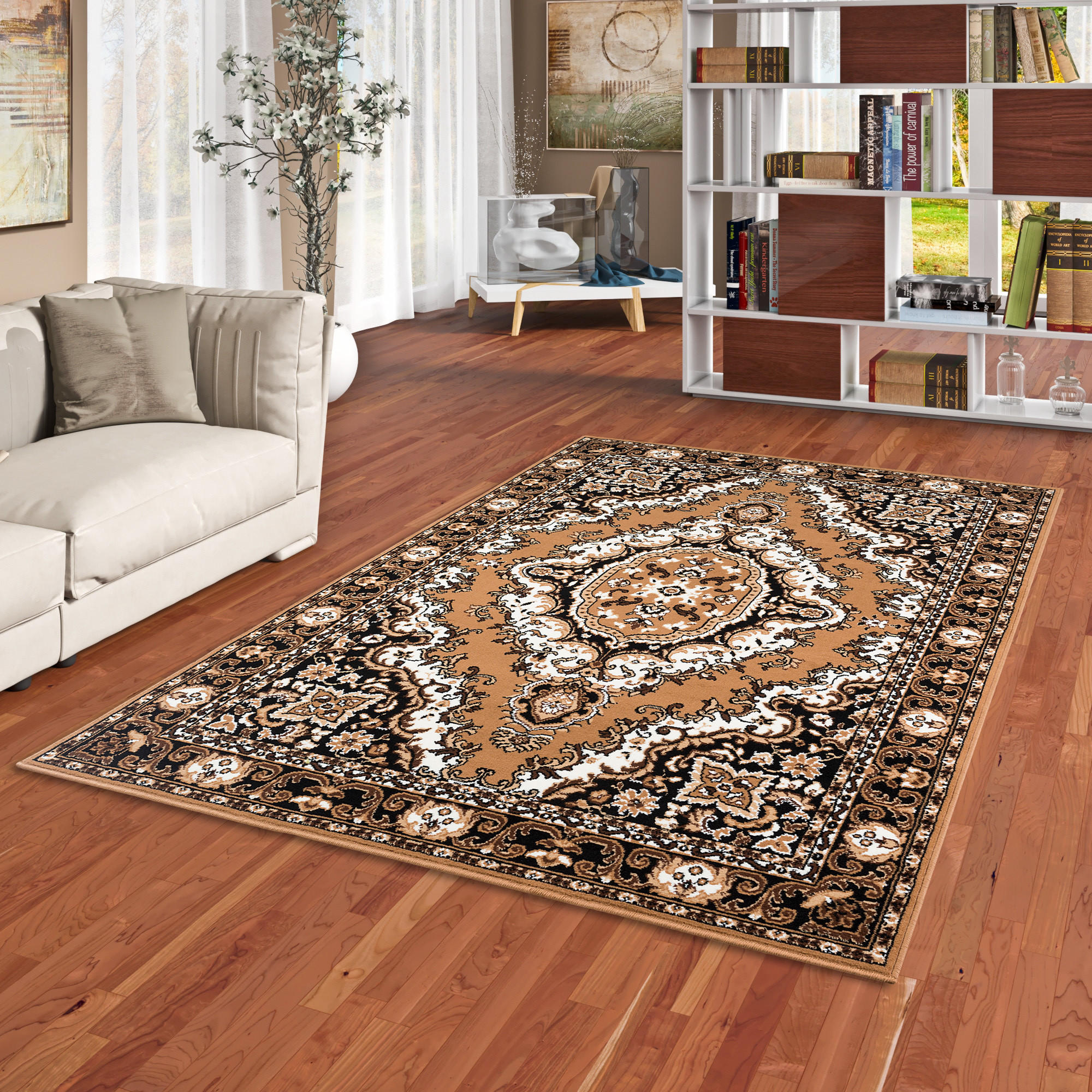 ORIENT TEPPICH TRENDLINE BEIGE KESHAN - Beige, Textil (80/150cm) - Pergamon