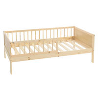 KINDERBETT 80x160 cm Natur - Naturfarben, Holzwerkstoff - ML-DESIGN