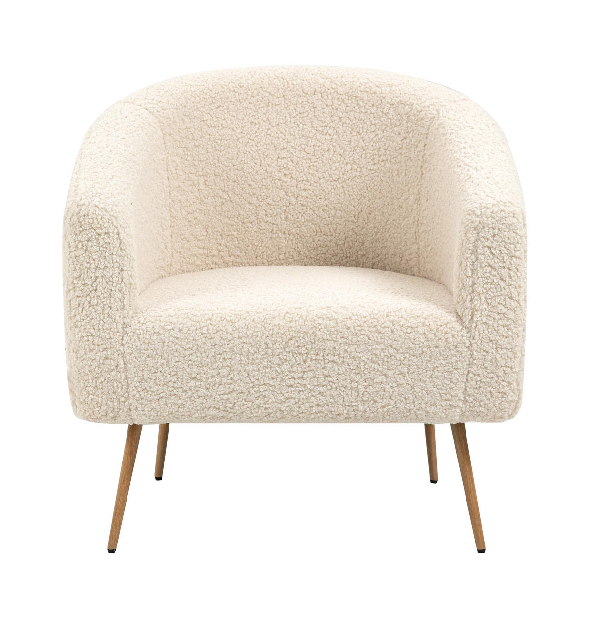 SESSEL Wolle Weiß - Weiß, Textil (75/76/65cm) - Nordlys
