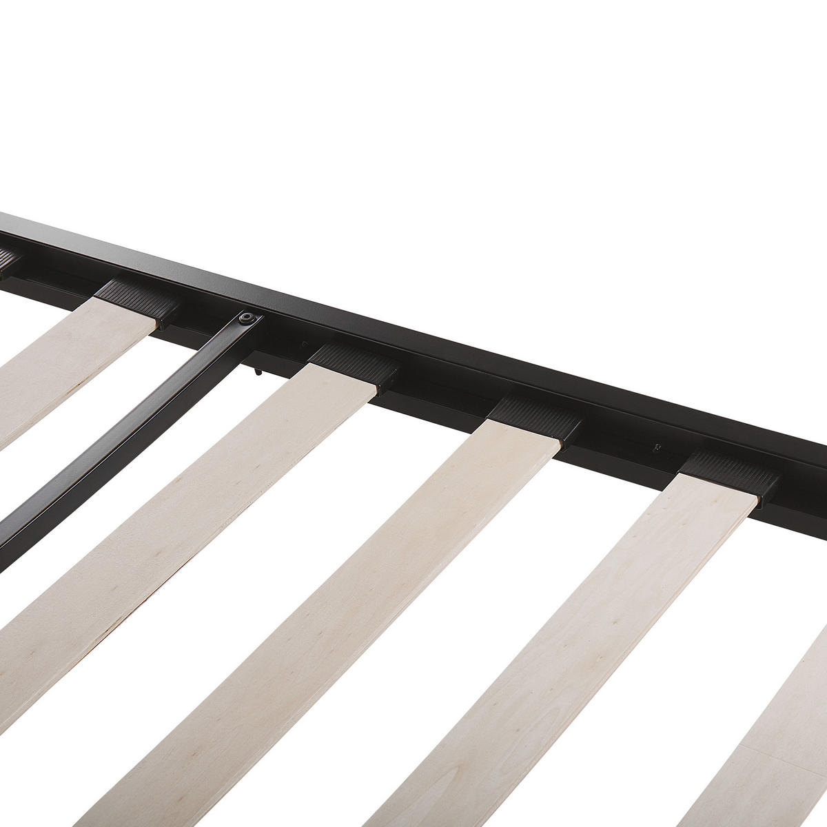 METALLBETT 140/200cm Schwarz Lynx - Schwarz, Metall (140/200cm) - Beliani