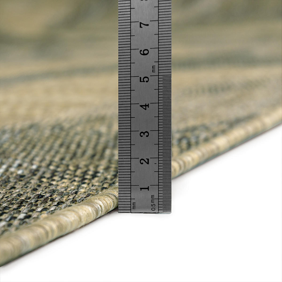 MATTA Inomhus/Utomhus Pinto Loma Mazovia 120x170cm Beige Brun Abstrakt Kort Lugg - Beige, Textil (120/170cm) - Mazovia