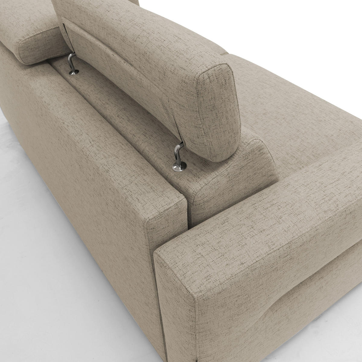 SCHLAFSOFA Avalon - Beige, Textil (180/100/95cm) - Divani.store