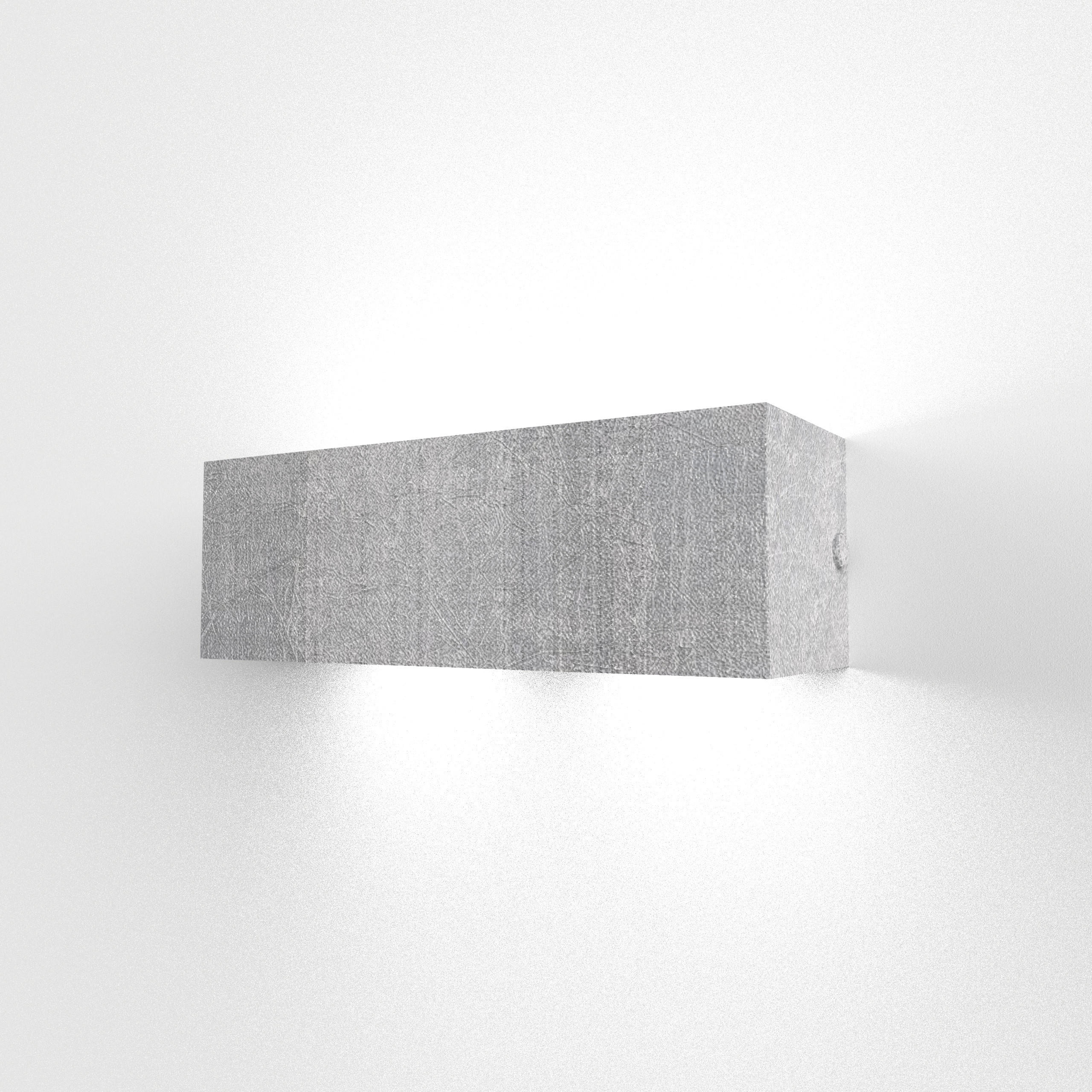 WANDLEUCHTE Desmo - Silberfarben, Metall (30/10/10cm) - Lumicom