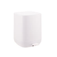 MÜLLEIMER - Beige, Kunststoff (21/27/26cm) - Relaxdays