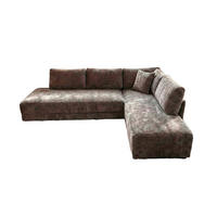 SCHLAFSOFA SADIRA Taupe Flachgewebe - Taupe/Schwarz, Kunststoff/Textil (288/209cm) - KAWOLA